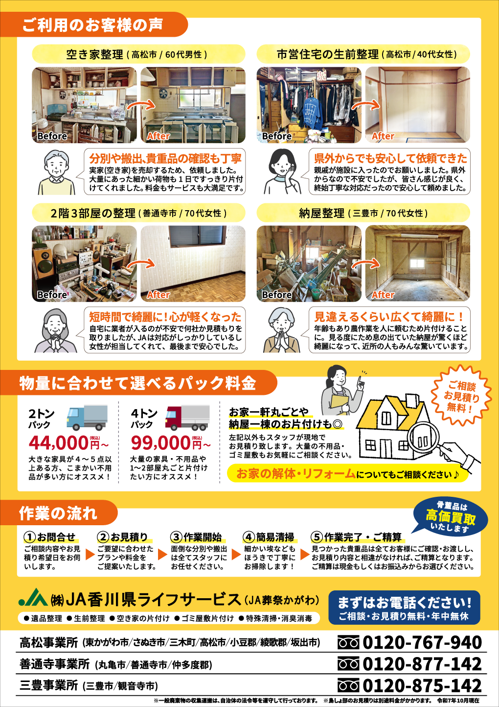 放置したままの空き家まるごと整理します！（裏）