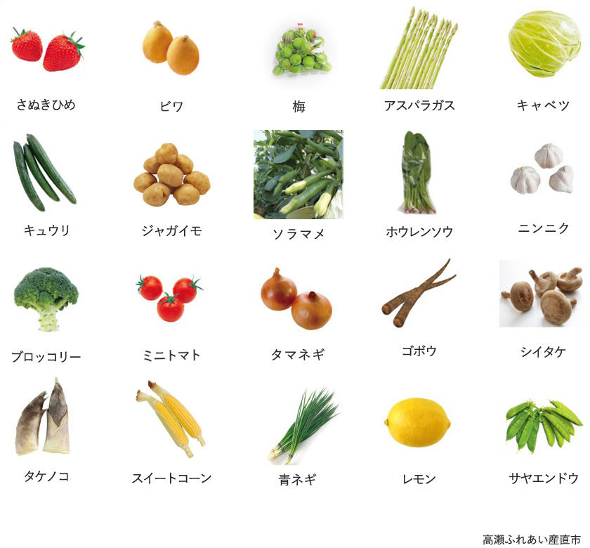 旬の農産物