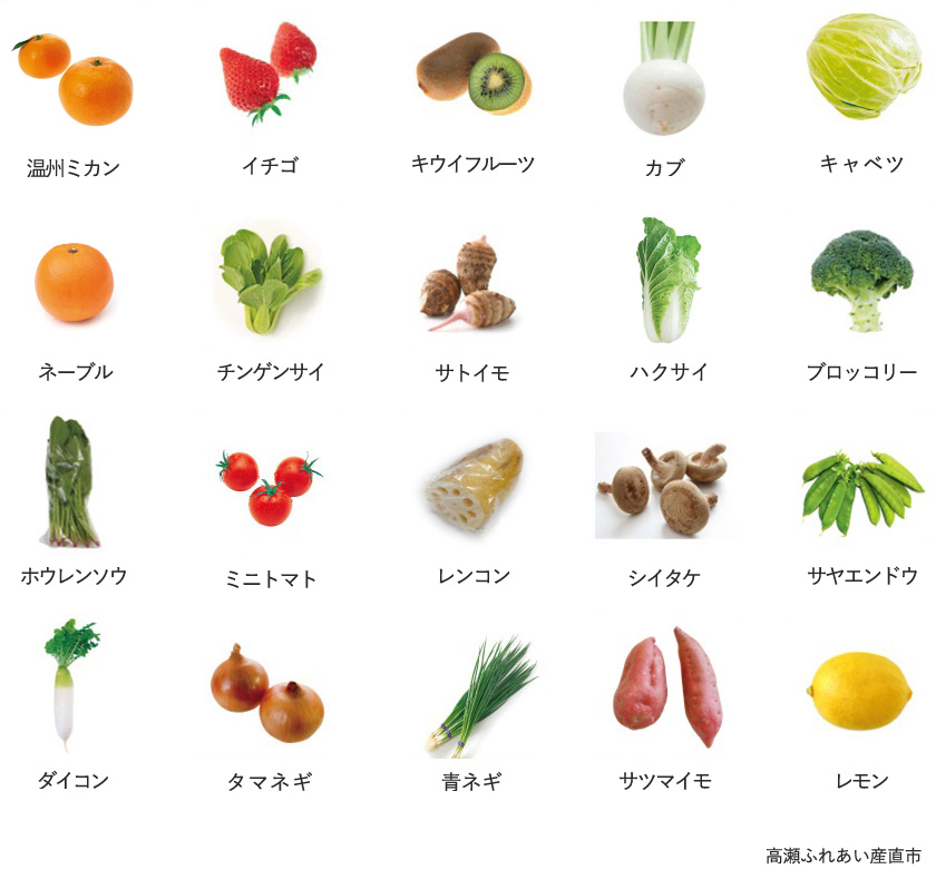 旬の農産物