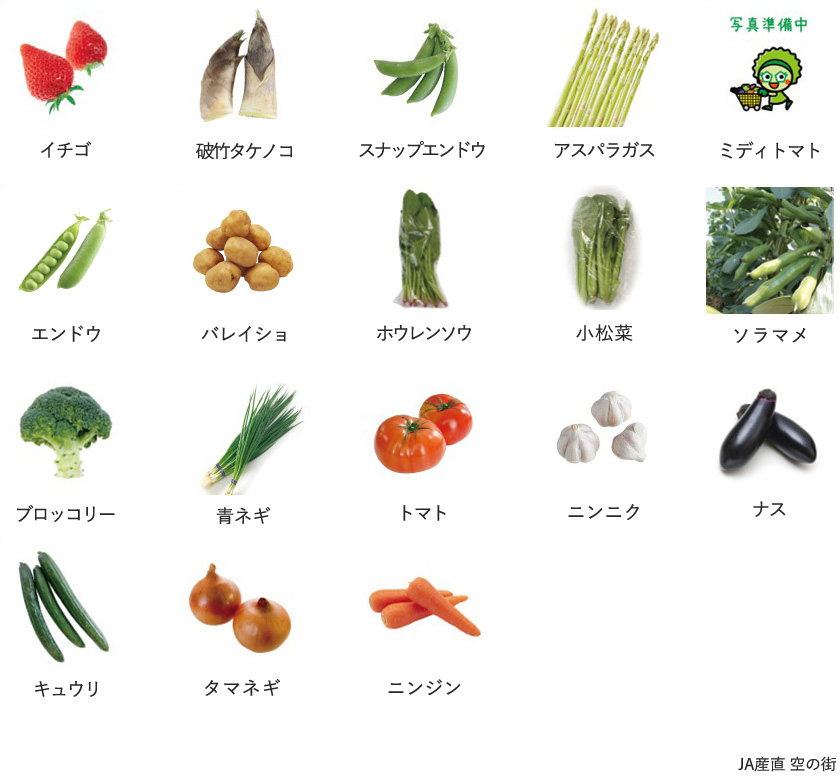 旬の農産物
