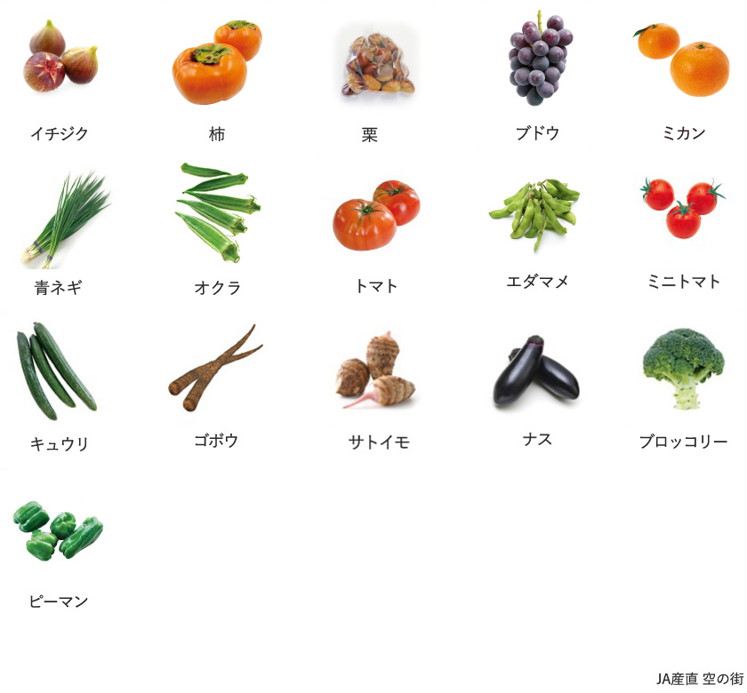 旬の農産物