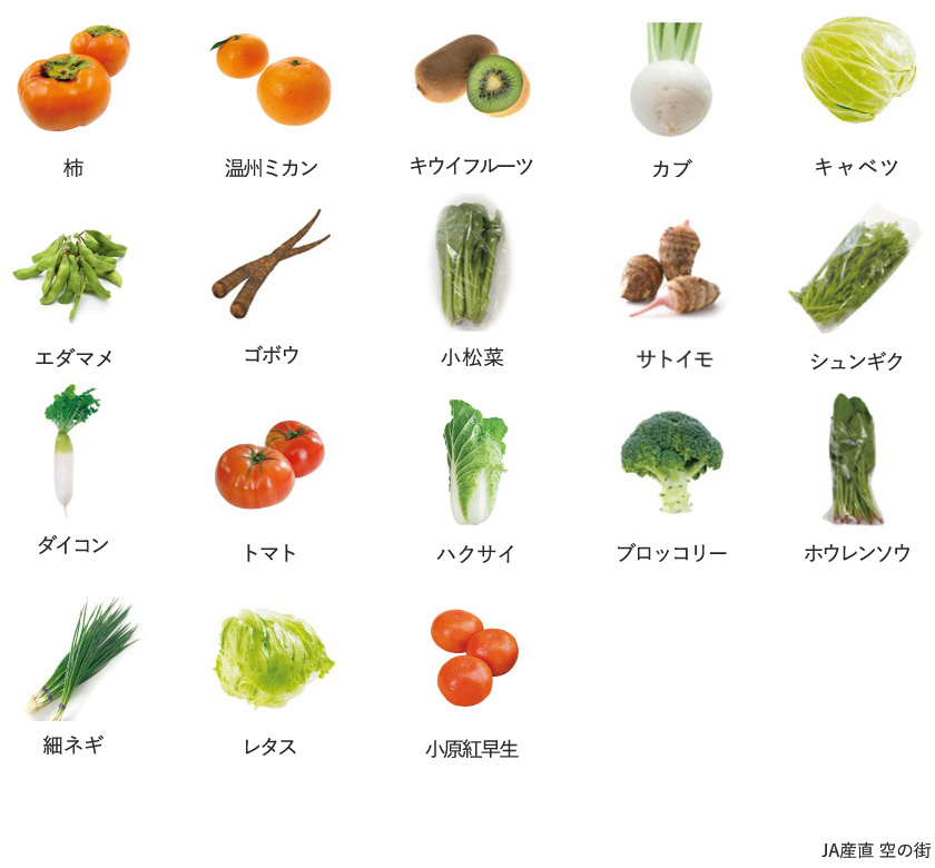旬の農産物