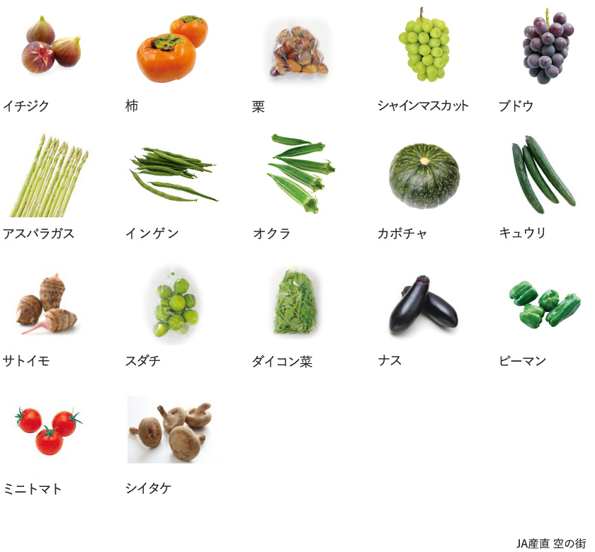 旬の農産物