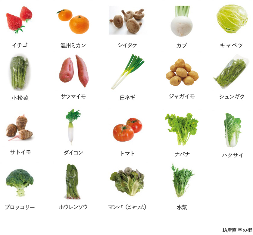 旬の農産物