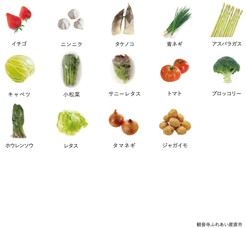 旬の農産物