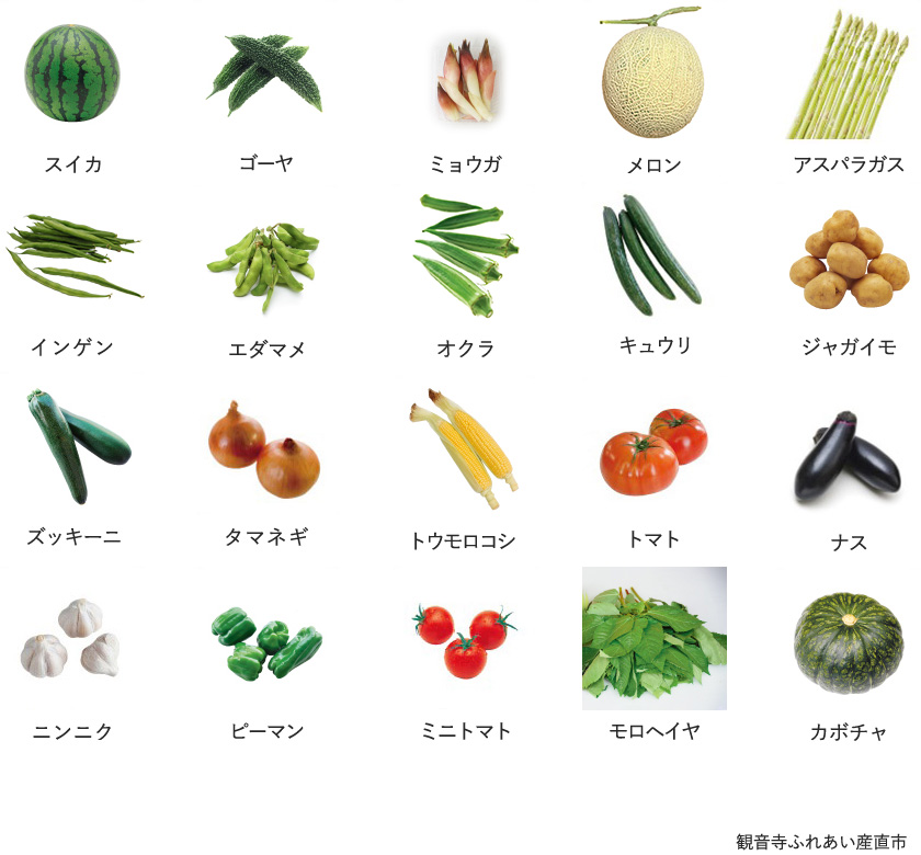 旬の農産物