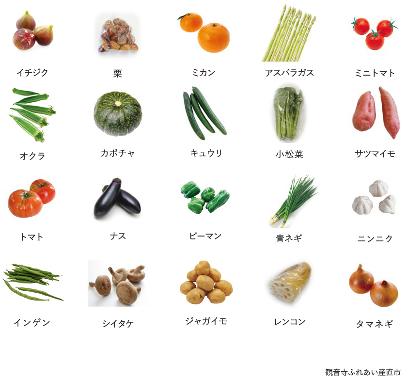 旬の農産物