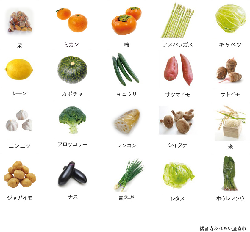 旬の農産物