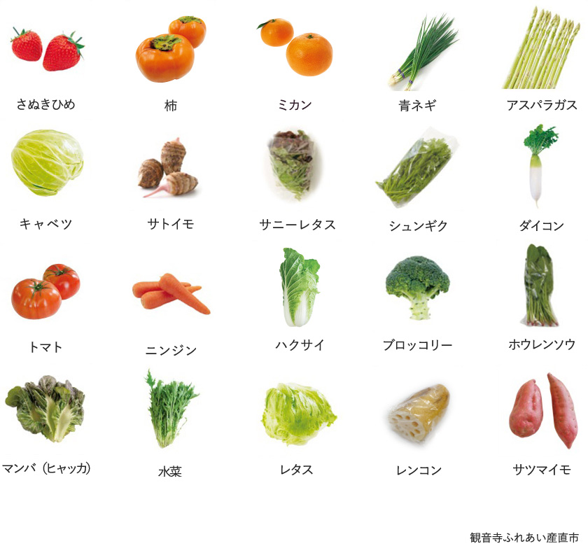 旬の農産物