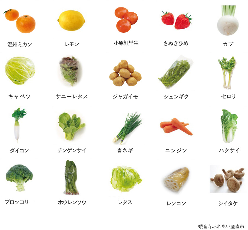 旬の農産物