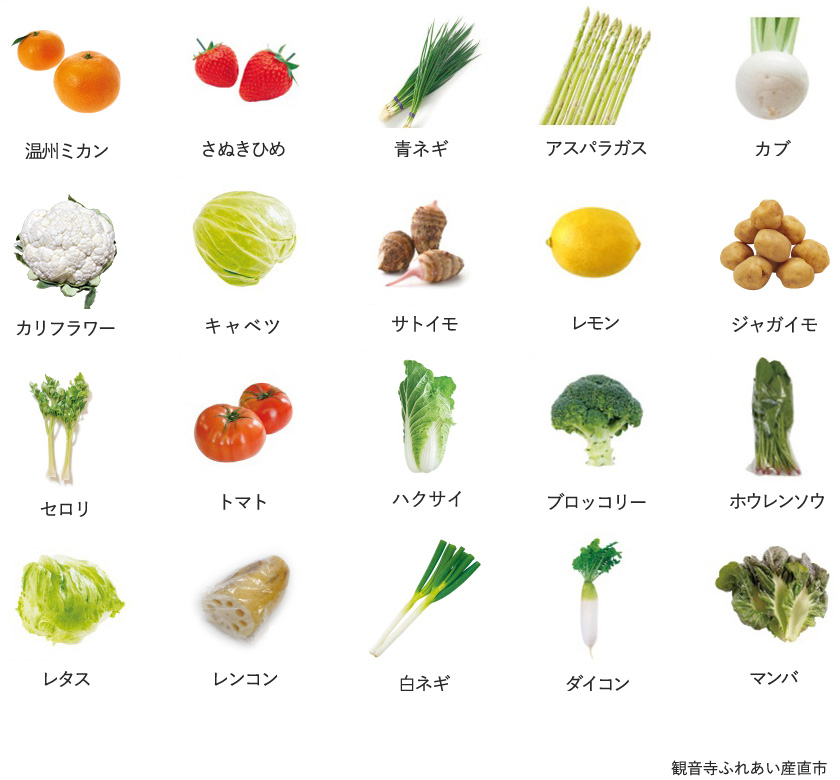 旬の農産物