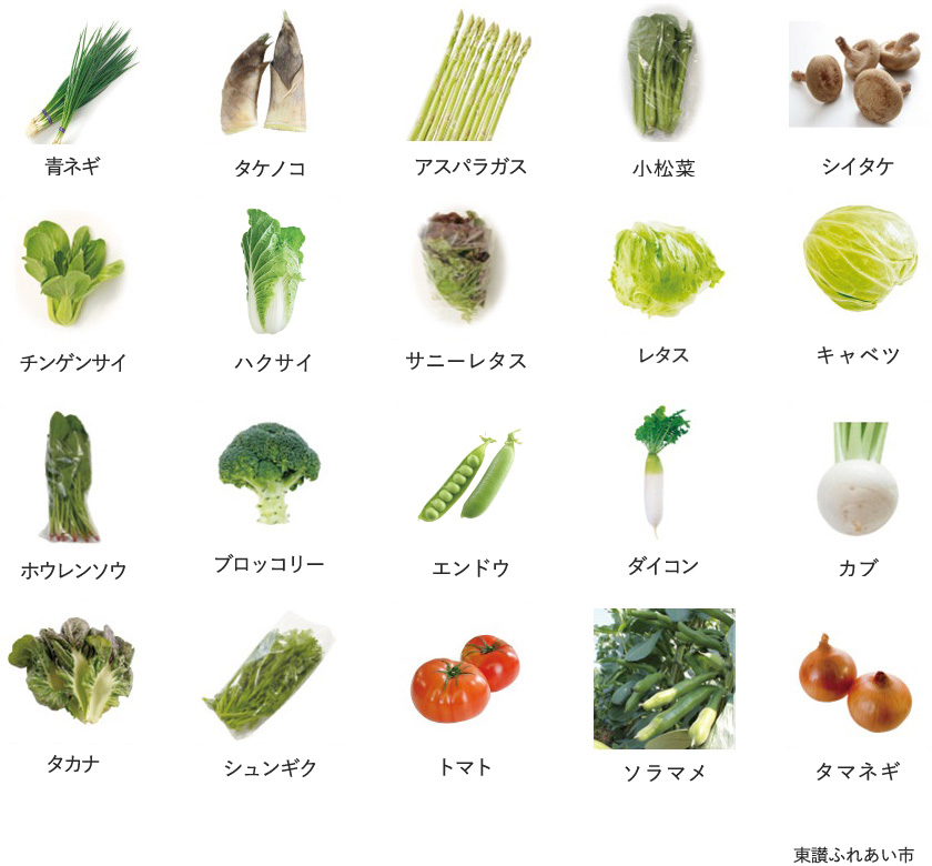 旬の農産物