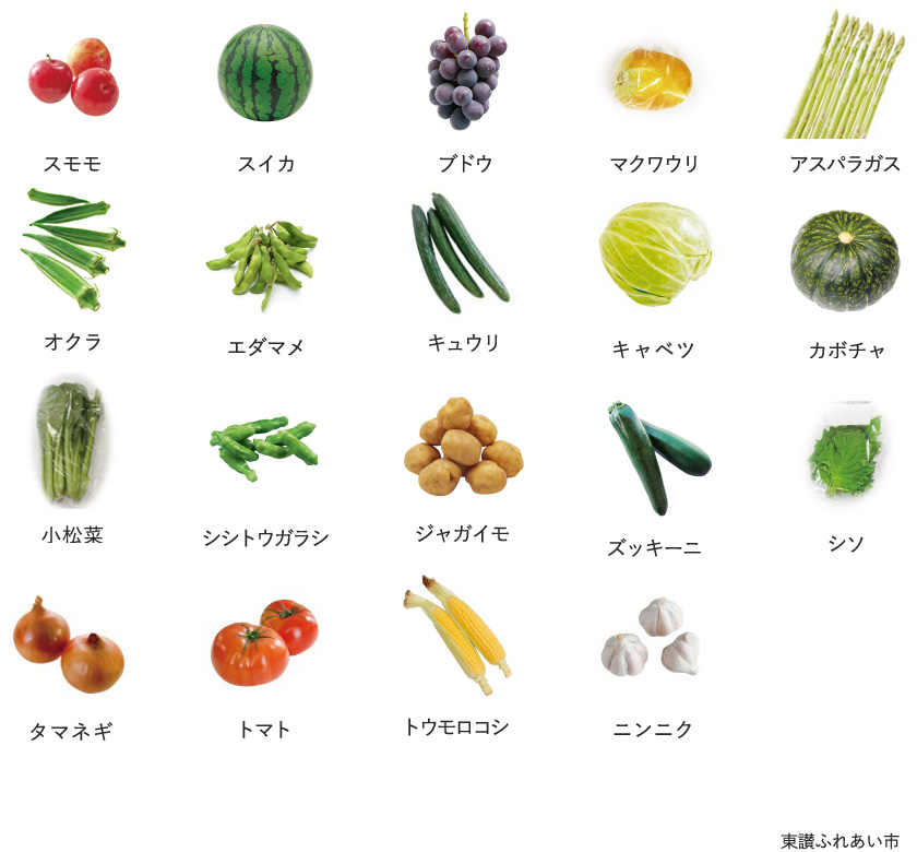 旬の農産物