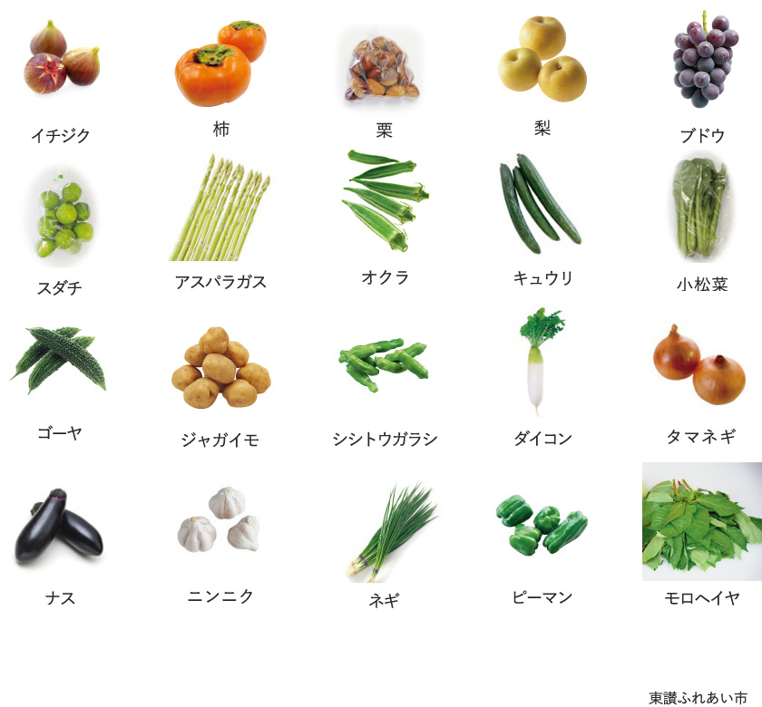 旬の農産物