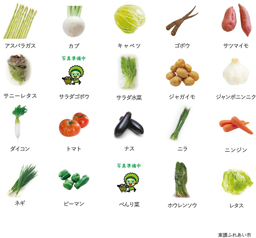 旬の農産物