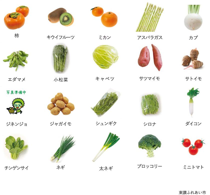 旬の農産物