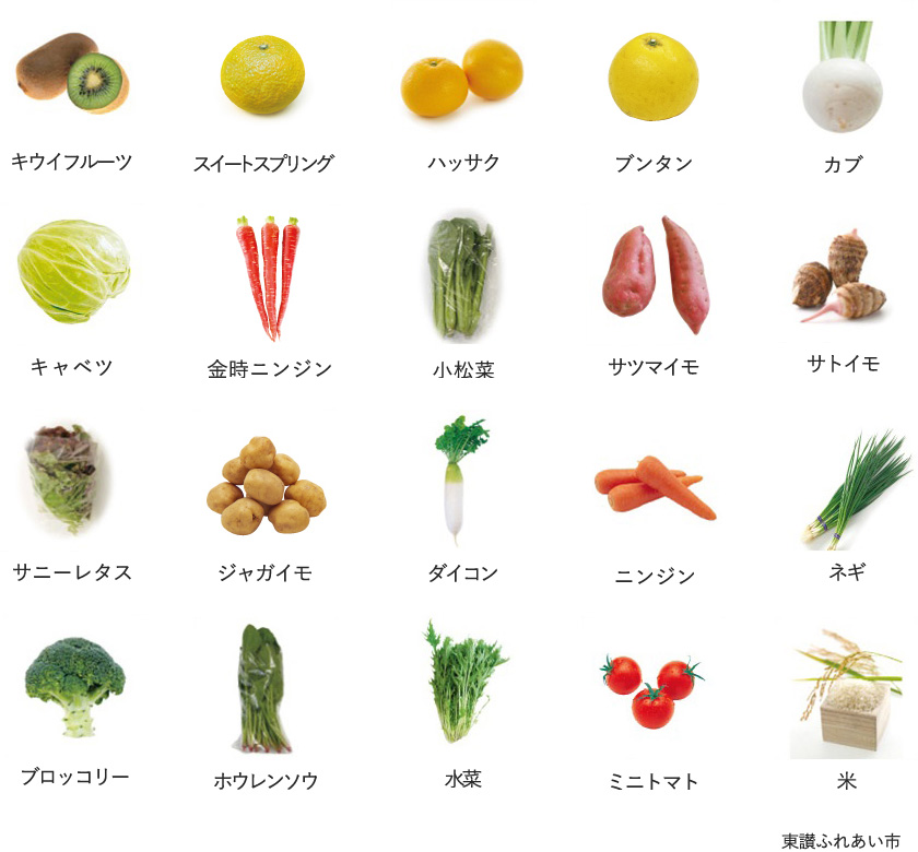 旬の農産物