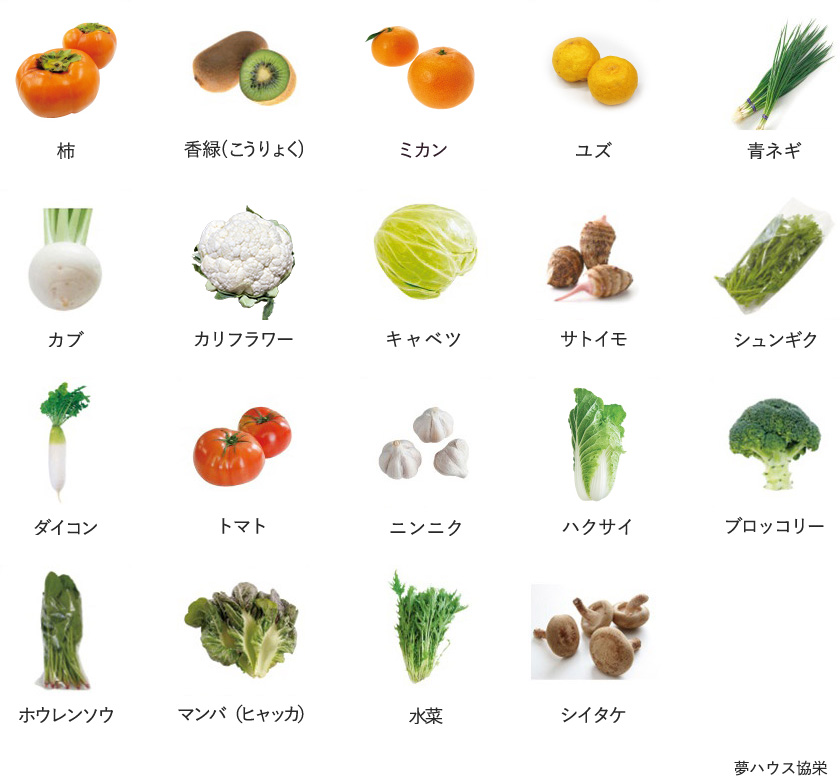 旬の農産物