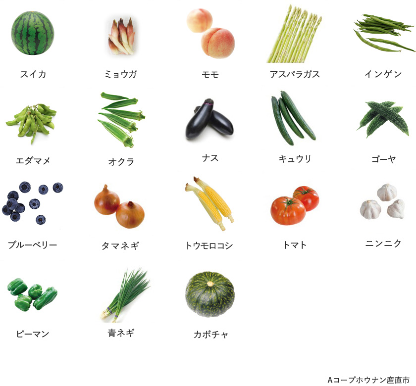旬の農産物