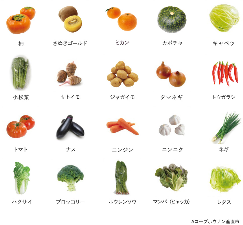 旬の農産物