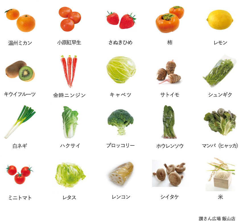 旬の農産物