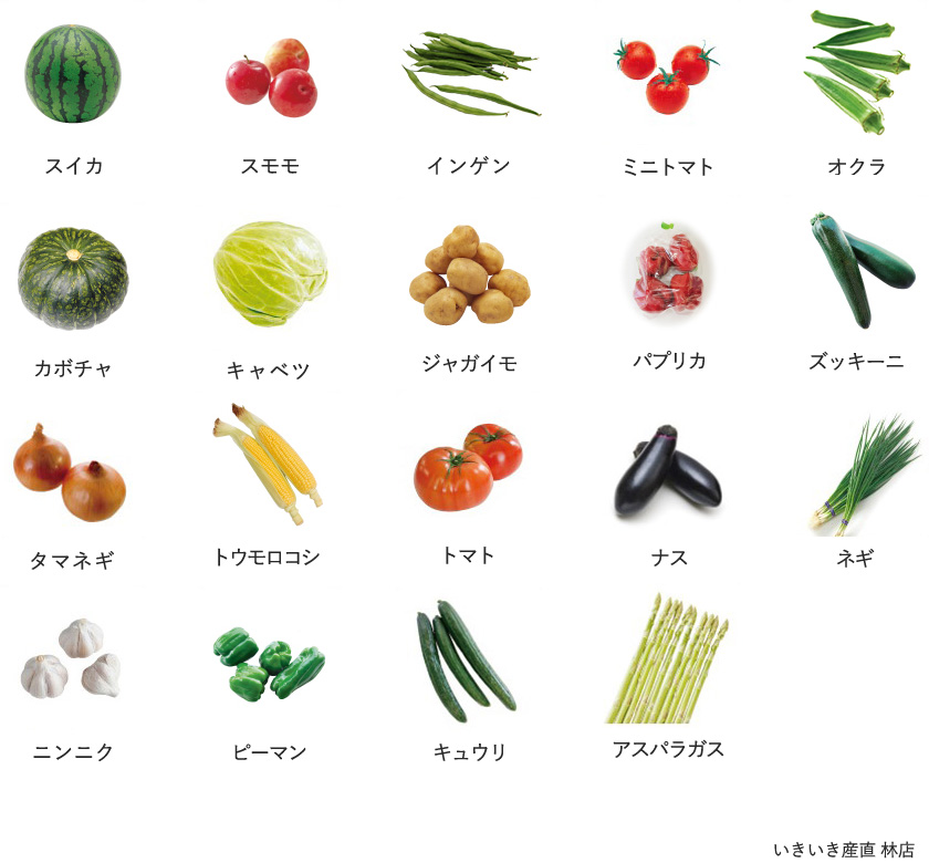 旬の農産物