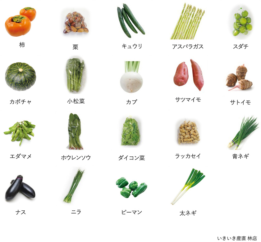 旬の農産物