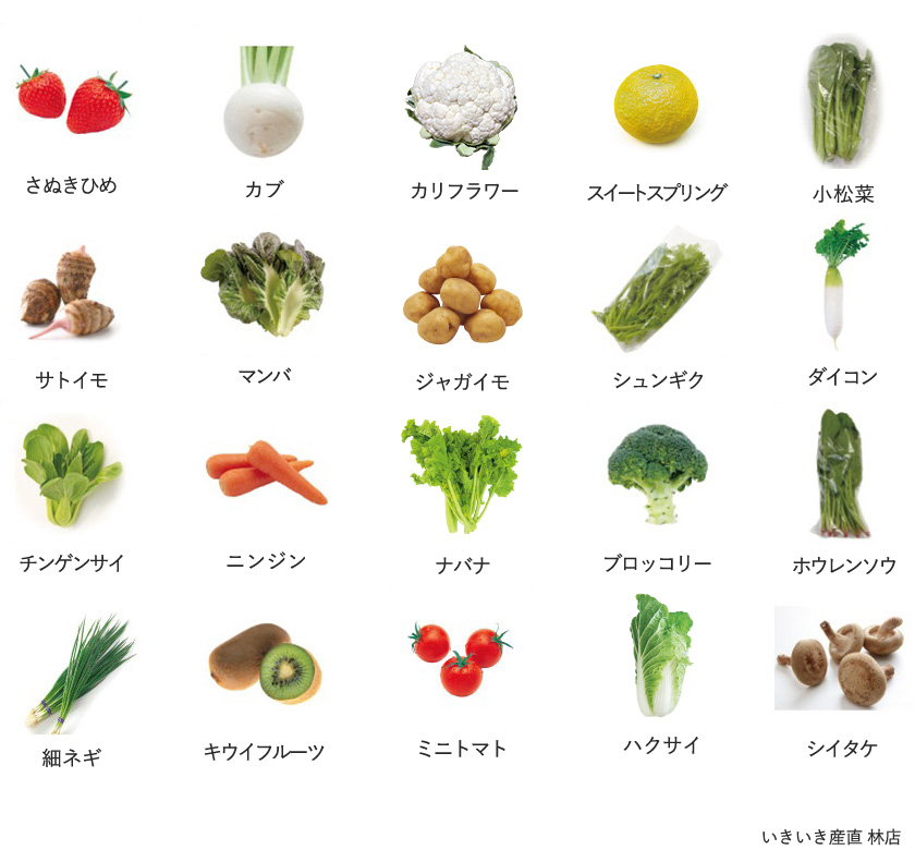 旬の農産物