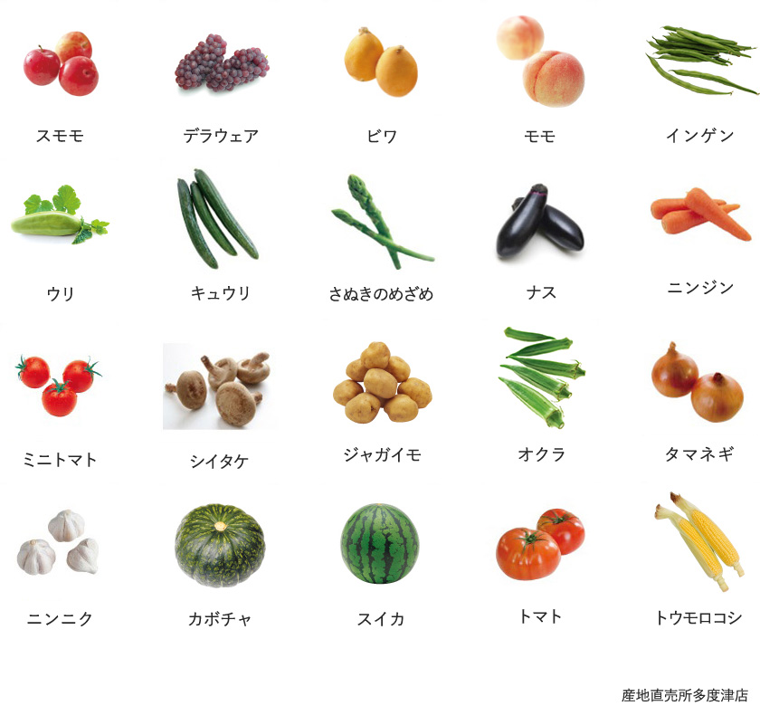 旬の農産物