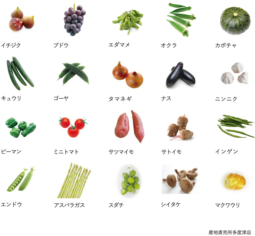 旬の農産物