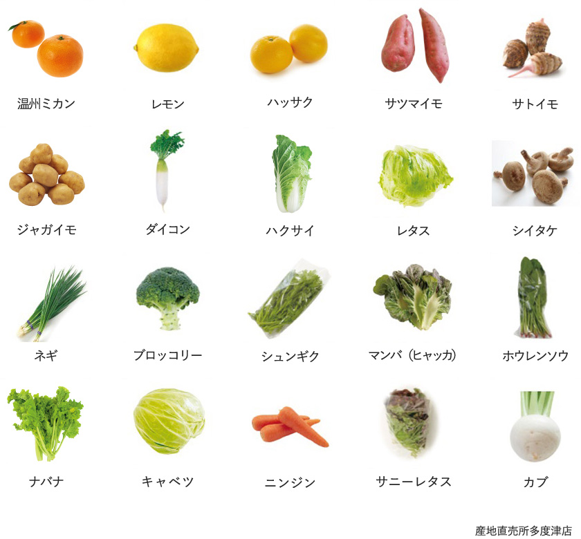 旬の農産物