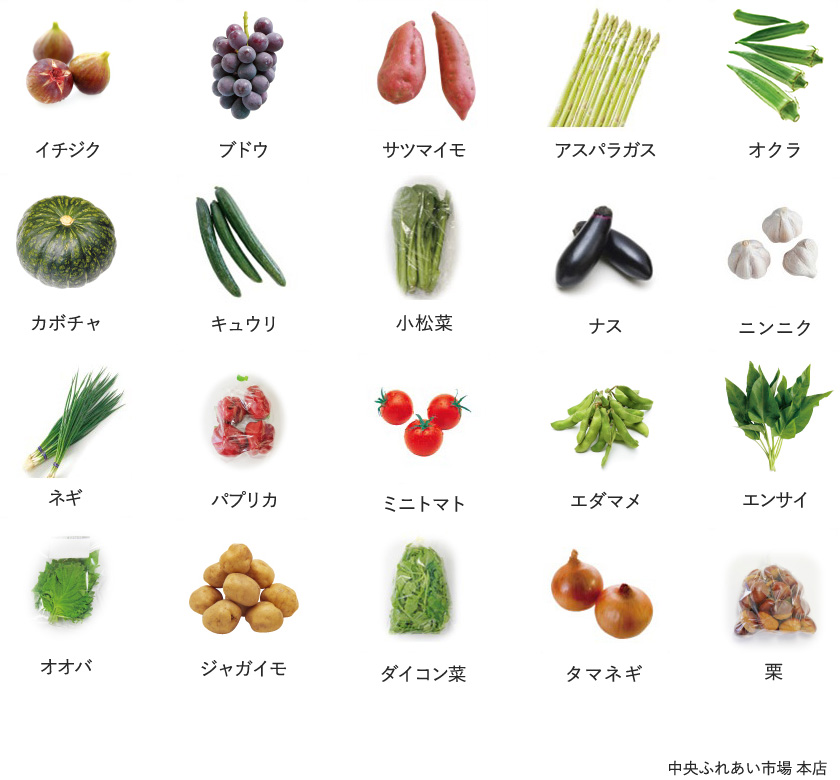 旬の農産物