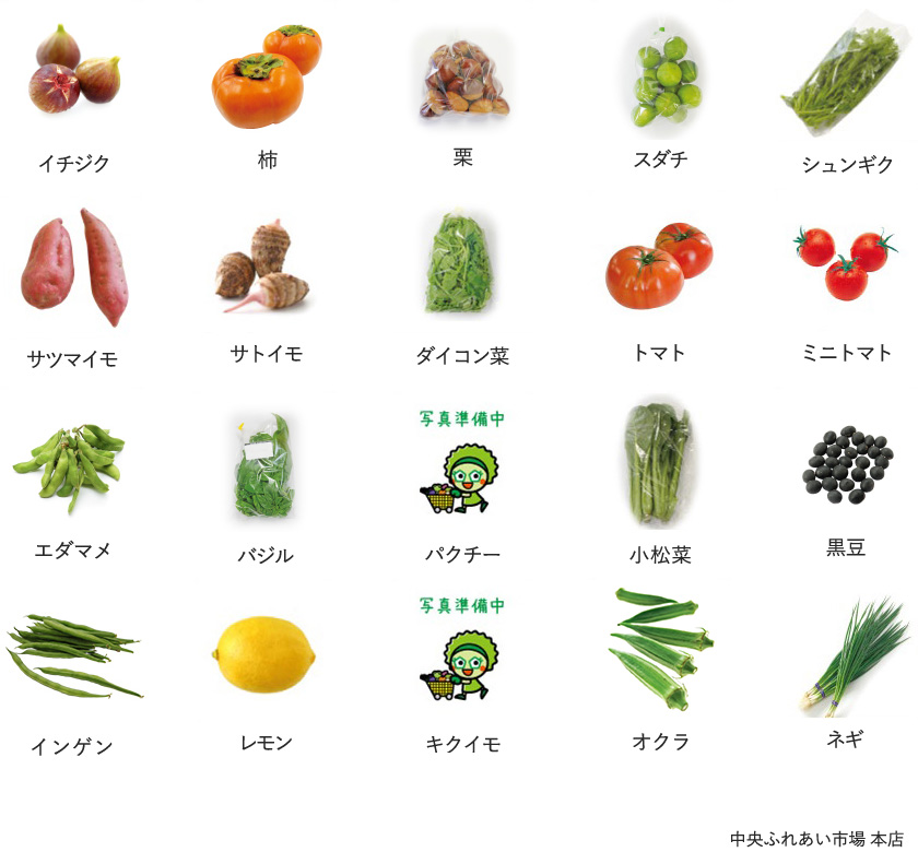 旬の農産物