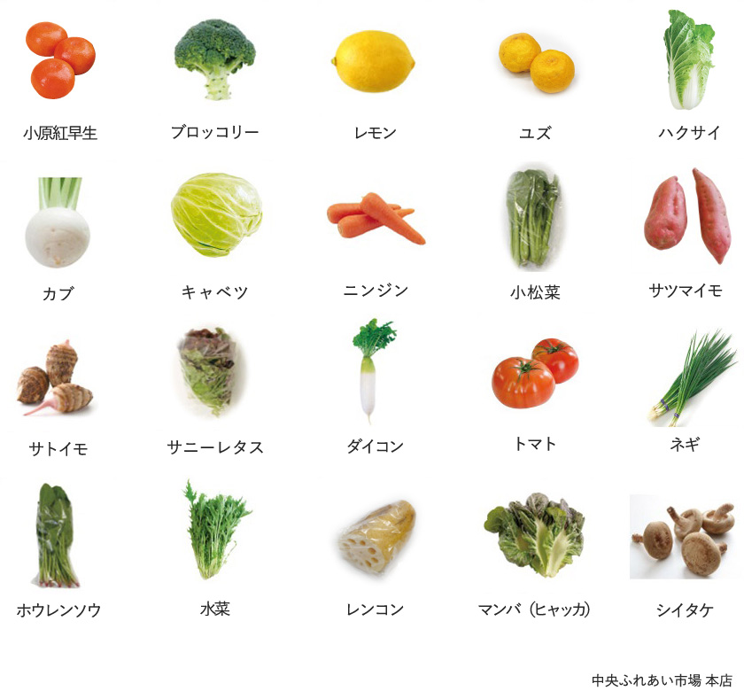 旬の農産物