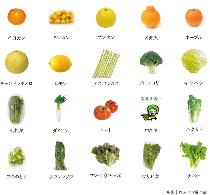 旬の農産物