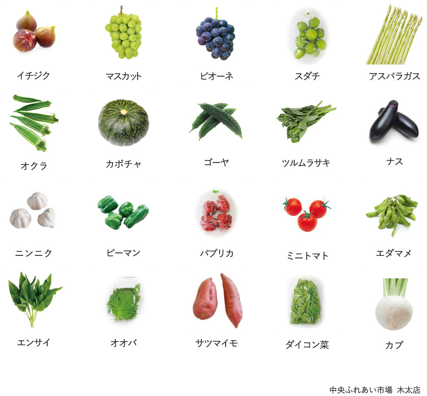 旬の農産物