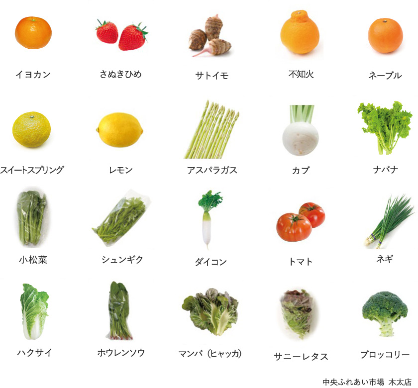 旬の農産物