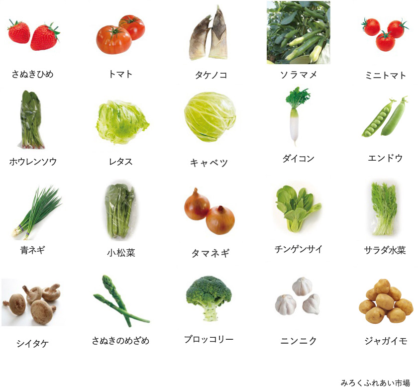 旬の農産物