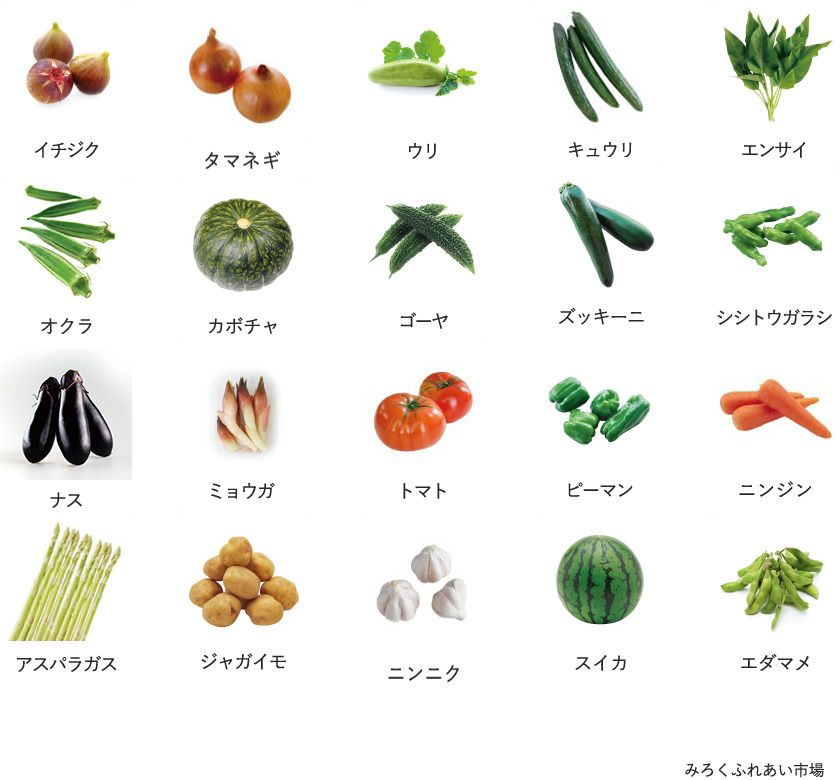 旬の農産物