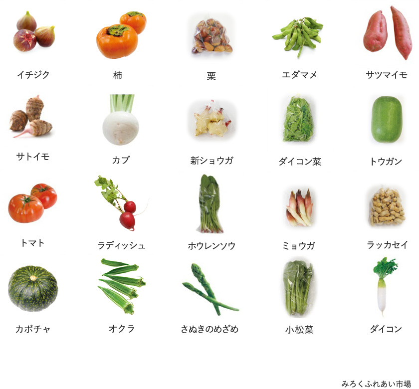 旬の農産物