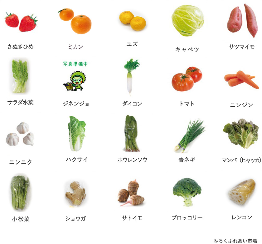 旬の農産物