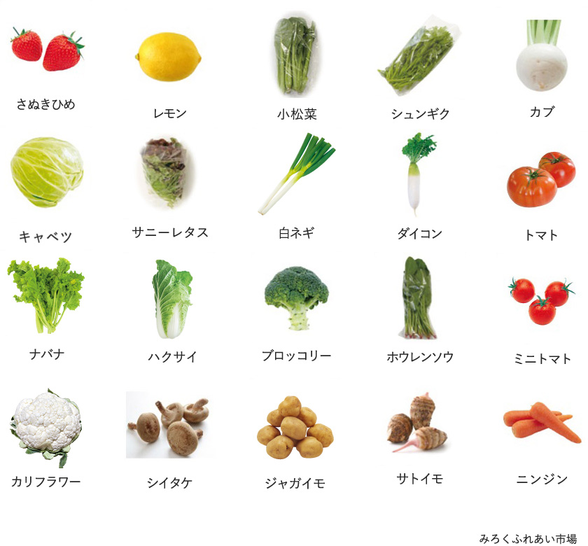 旬の農産物