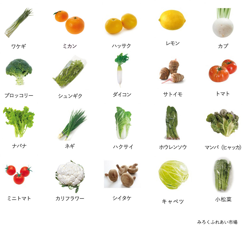 旬の農産物