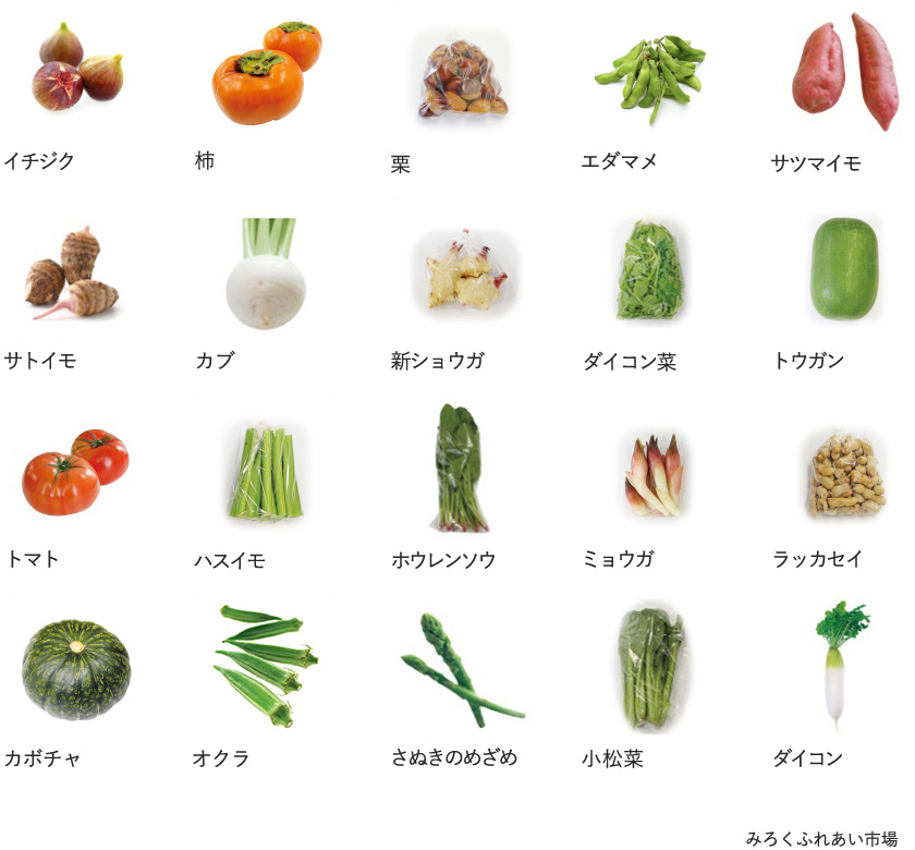 旬の農産物