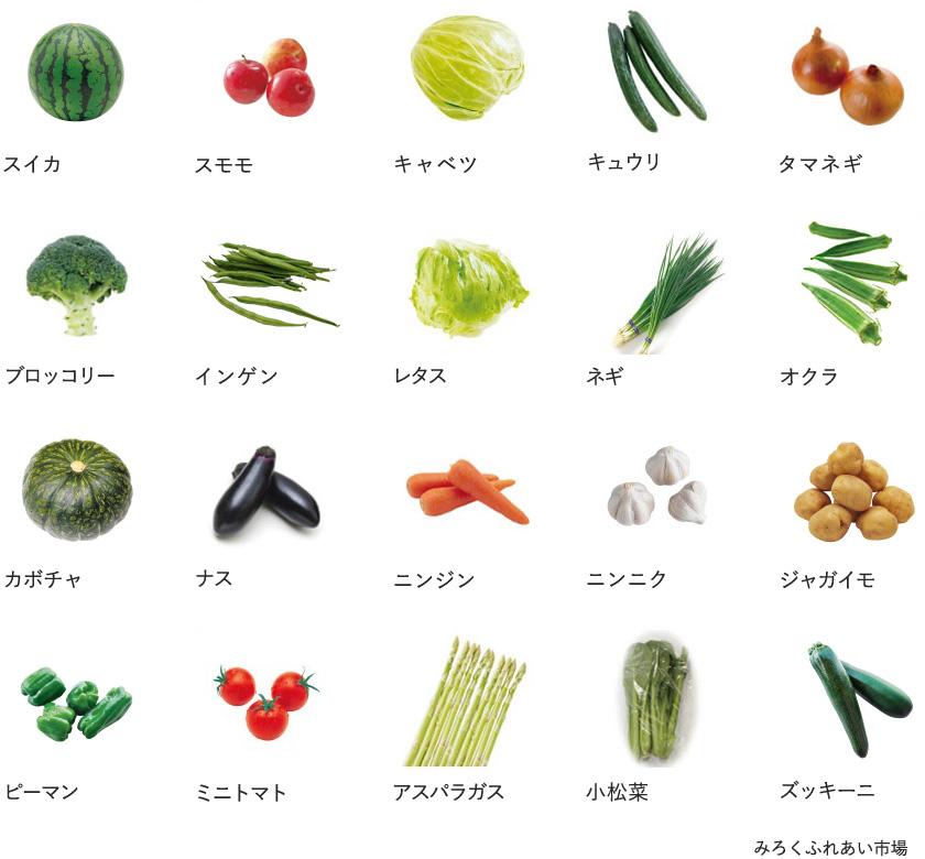 旬の農産物