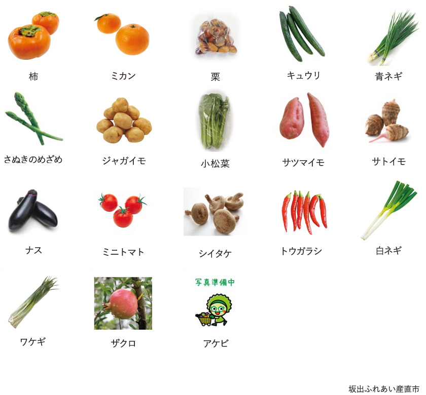 旬の農産物