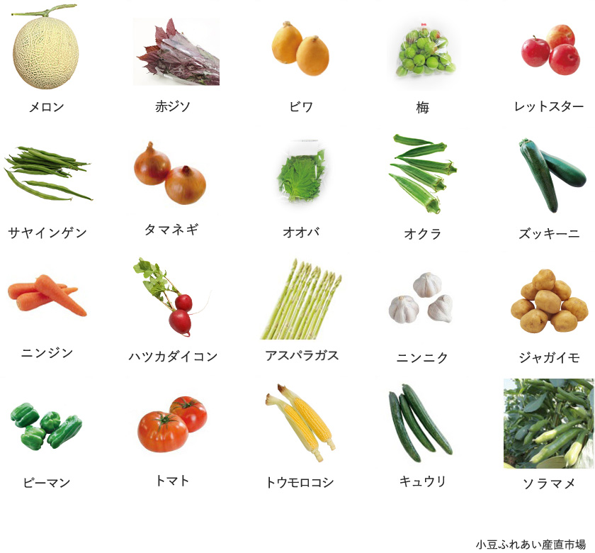 旬の農産物