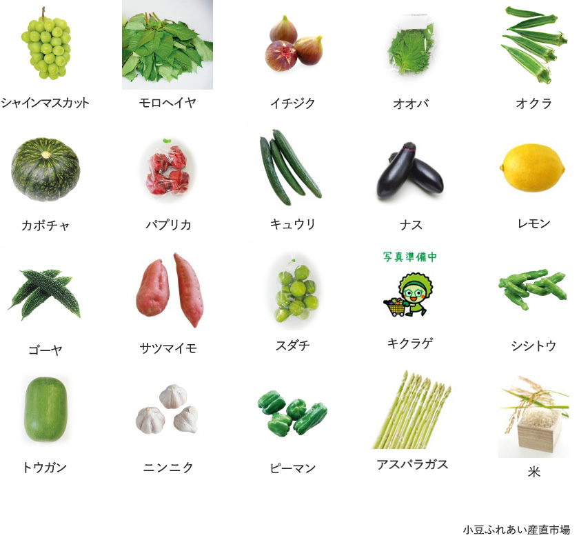 旬の農産物