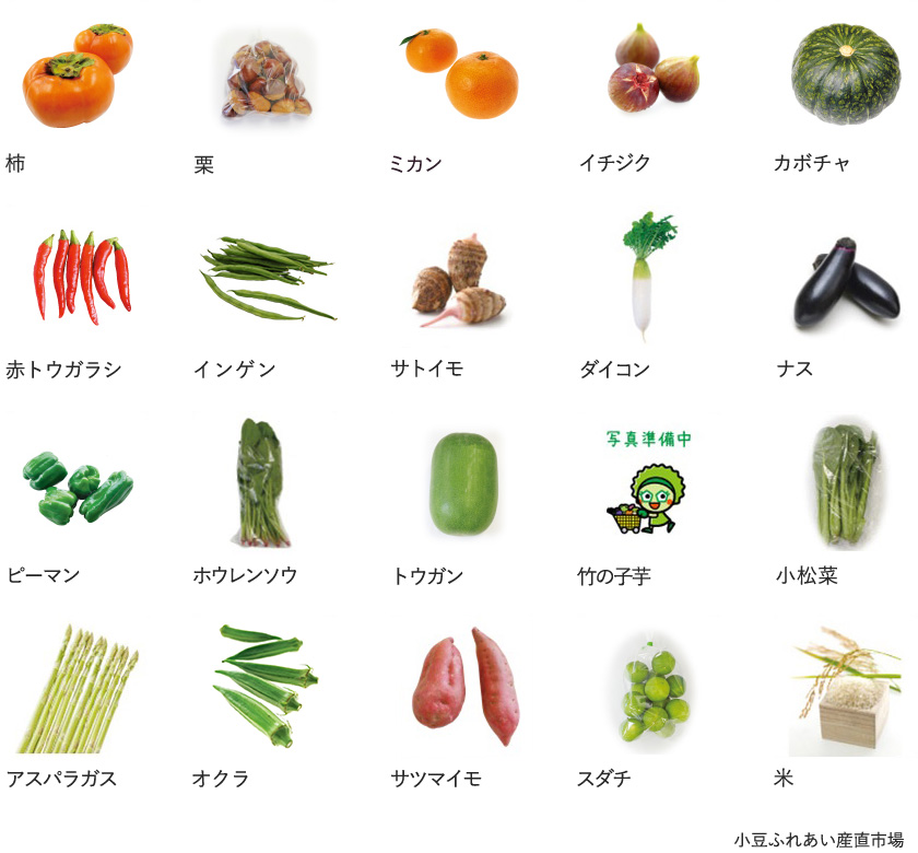 旬の農産物