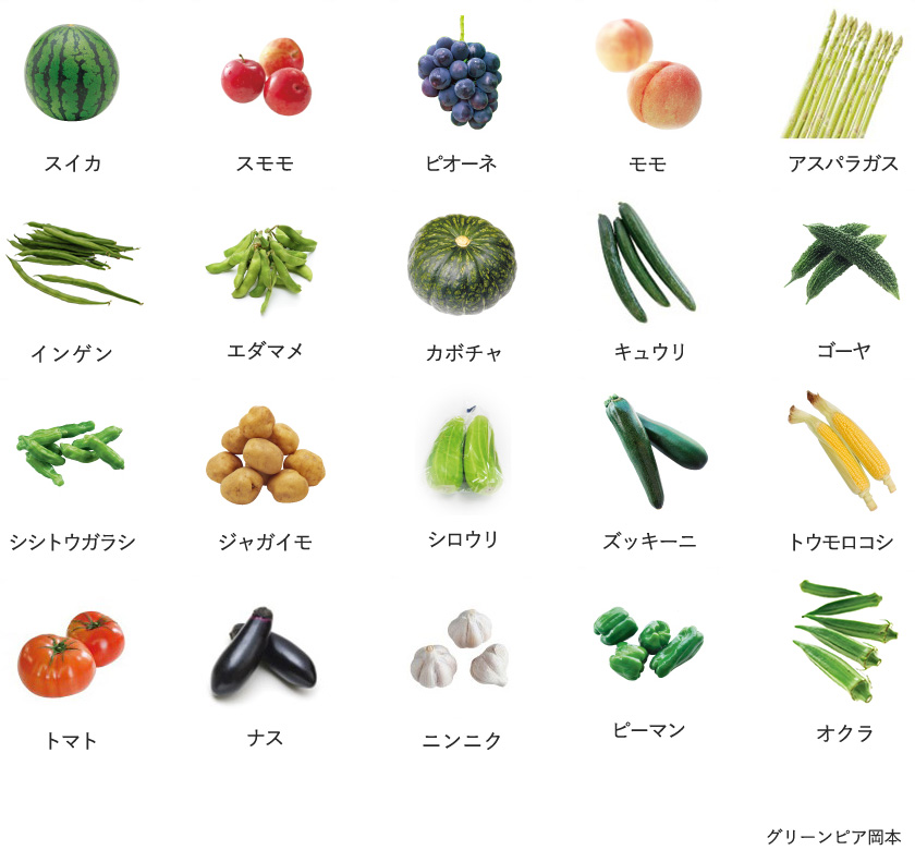 旬の農産物